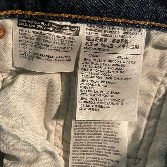 Levi’s 2 pairs of Dark Blue Jeans sz40x30 - Picture 9 of 9